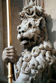 Westminster Palace Lion, London, England